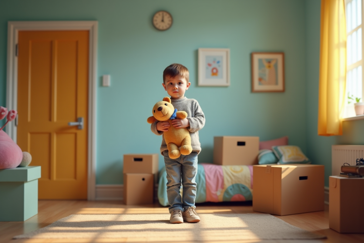 enfants déménagement