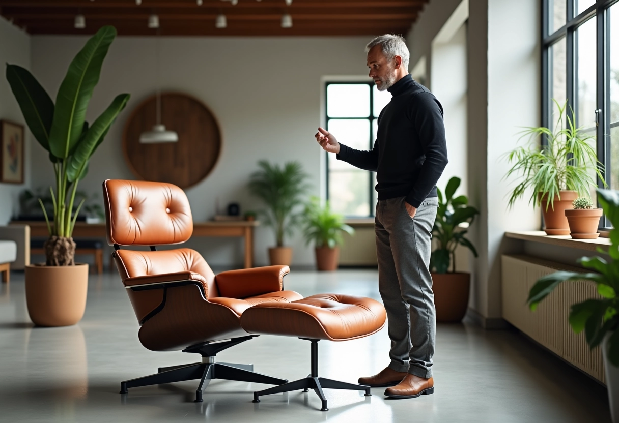 Homme en discussion près d